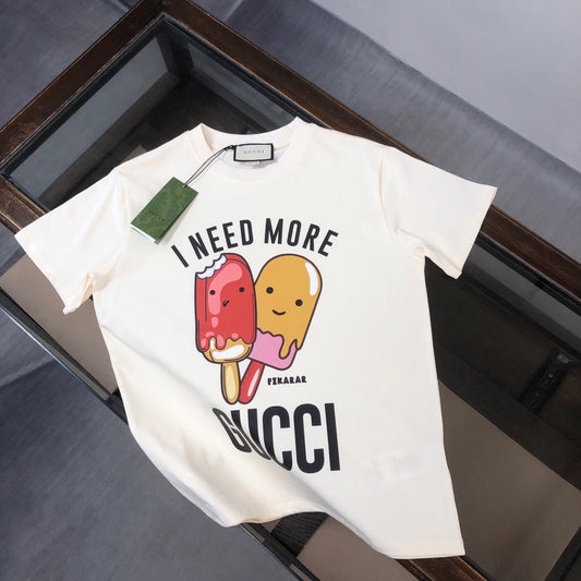 T-shirt imprimé crème glacée mignonne